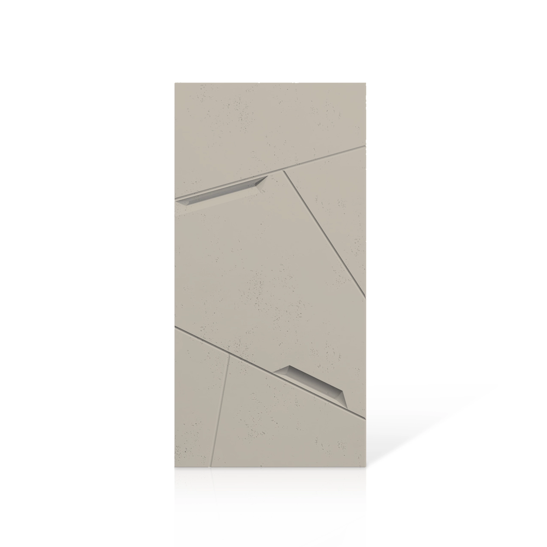 3D Concrete Wall Panels STOWAWAY colour swatch on white background DecorMania UK